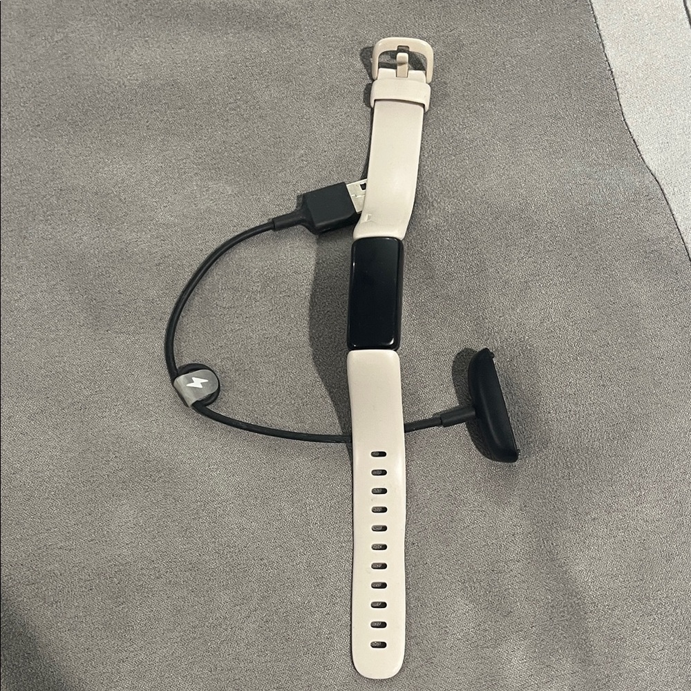 Fitbit Inspire 2 Fitness Tracker with Cream Band